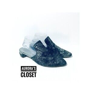 Officine Creative 9 Black Animal Print Mule EU 39 $650